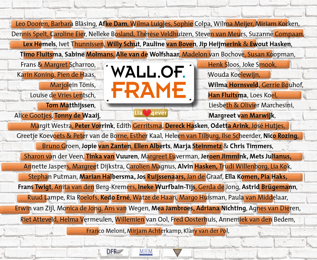 wall.of.Frame met namen